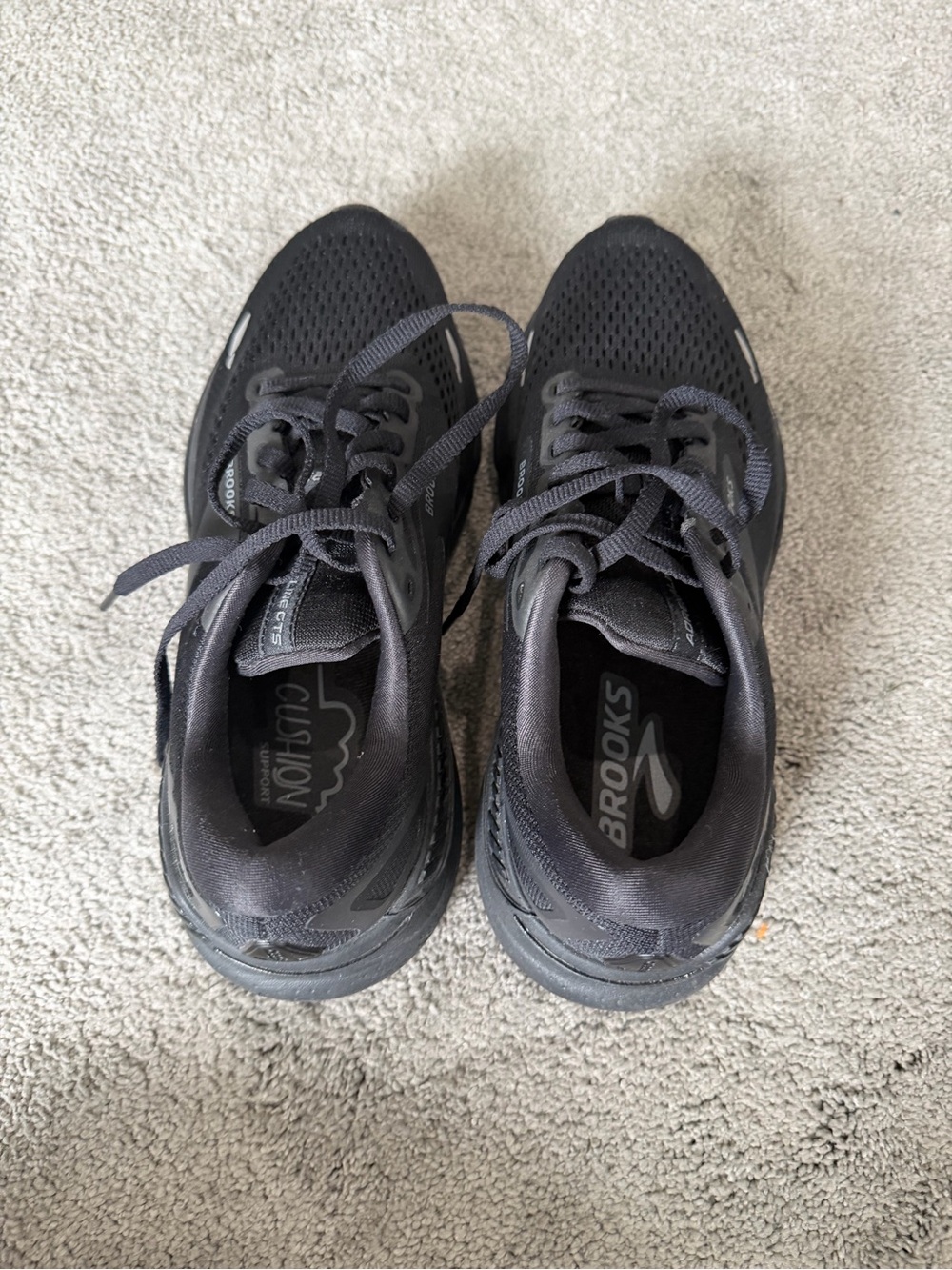 Brooks Black Adrenaline GTS Athletic Running Shoes - Picture 3 of 6